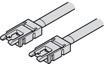 Beleuchtung - Verbindungsleitung für Häfele Loox5 | LED-Bänder: 8 mm, multiweiß | Länge: 500 mm