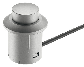 Druckschalter von Häfele Loox | Kabellänge: 2000 mm | Farbe: silber