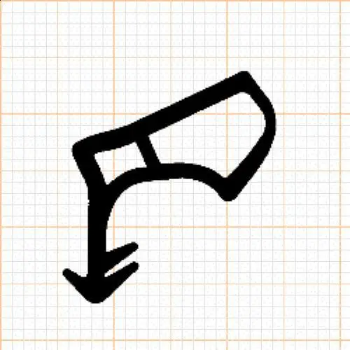 Türrahmen Dichtung - Stahlzargendichtung für Stahlzargen | 21 mm Höhe | Farbe: grau