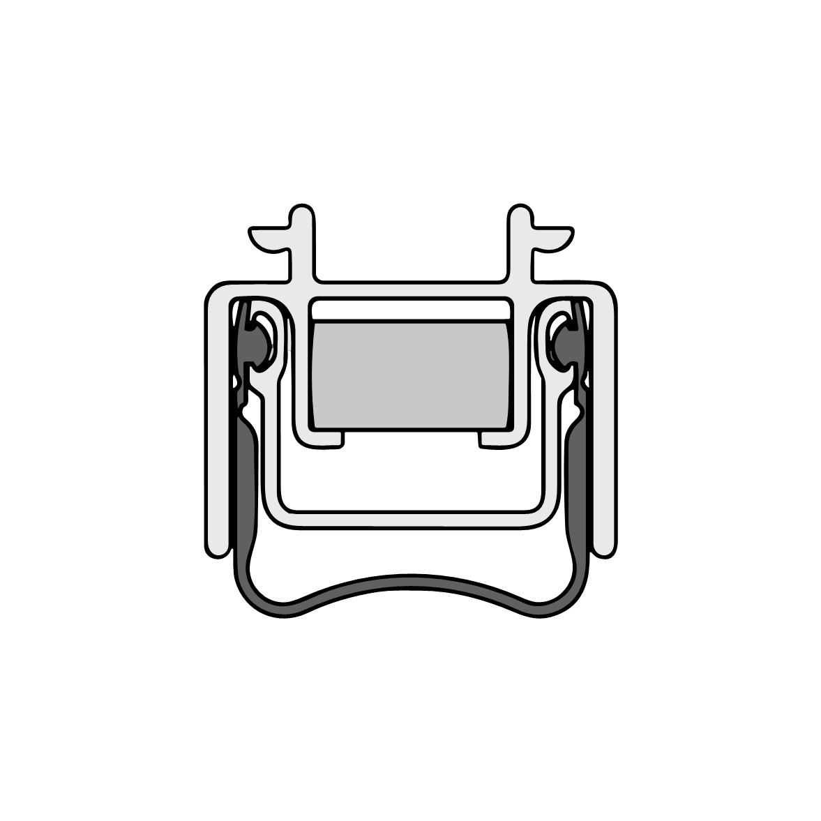 Schall-Ex Stadi L-24/20 ES Absenkdichtung von Athmer | Länge: 708 mm