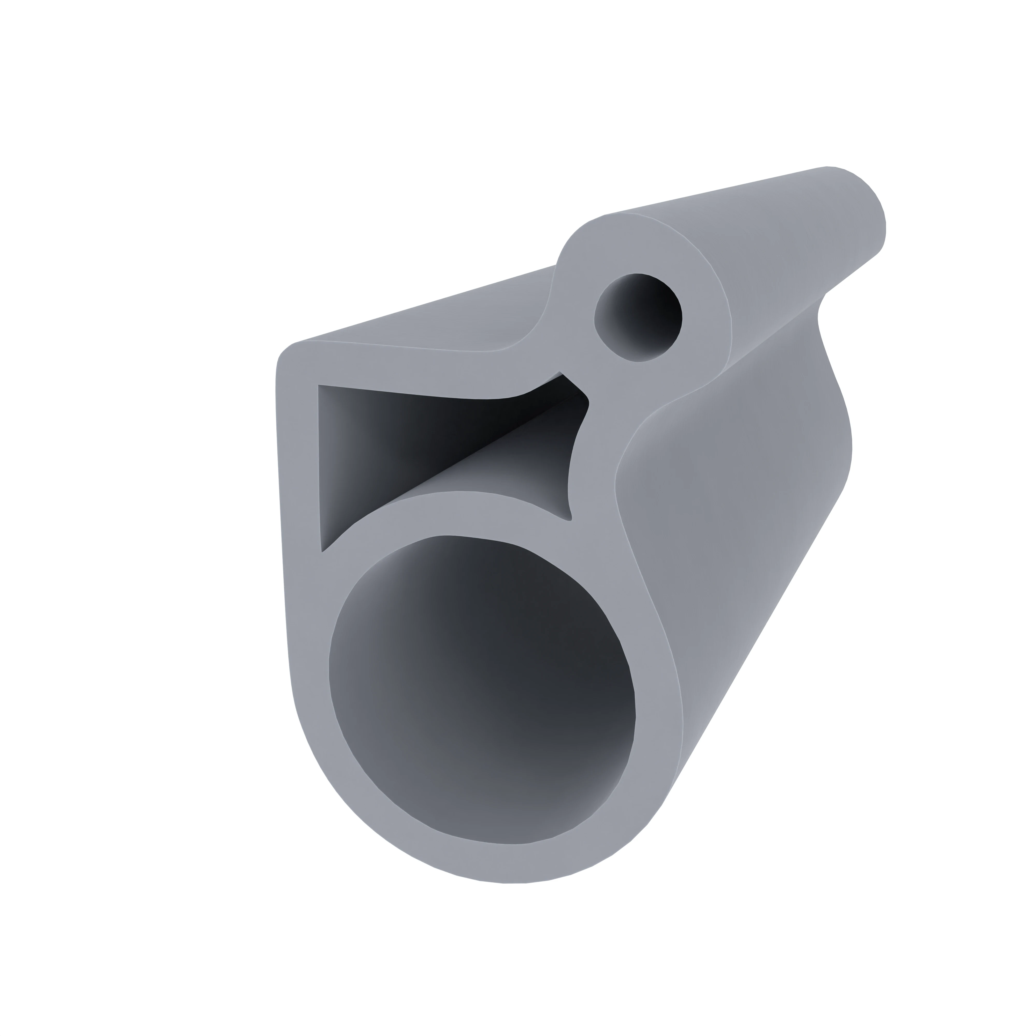 Stahlzargendichtung für Stahlrahmen | 11 mm Breite | Farbe: grau