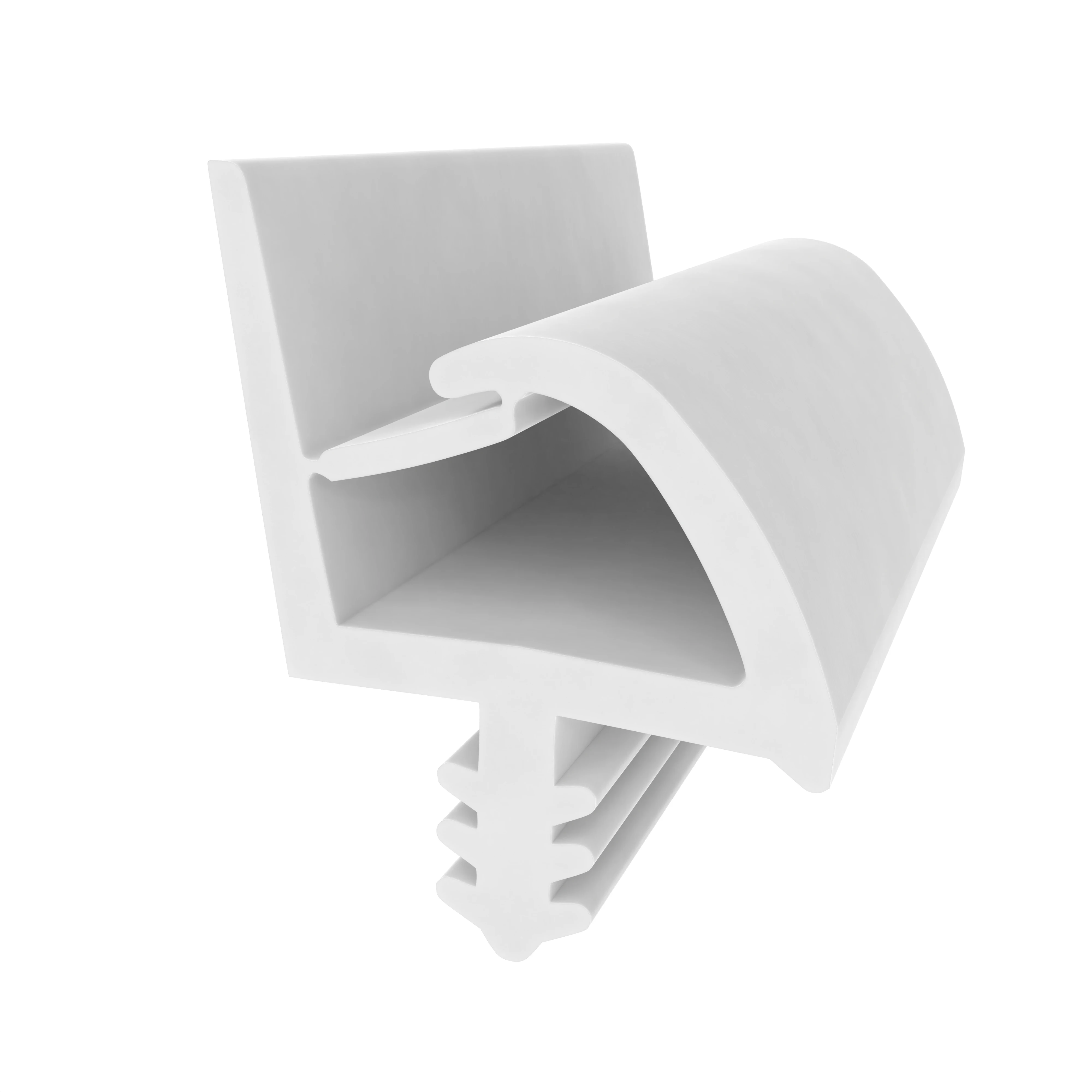 Holzzargendichtung für Haustüren | 11 mm Falzbreite | Farbe: weiß