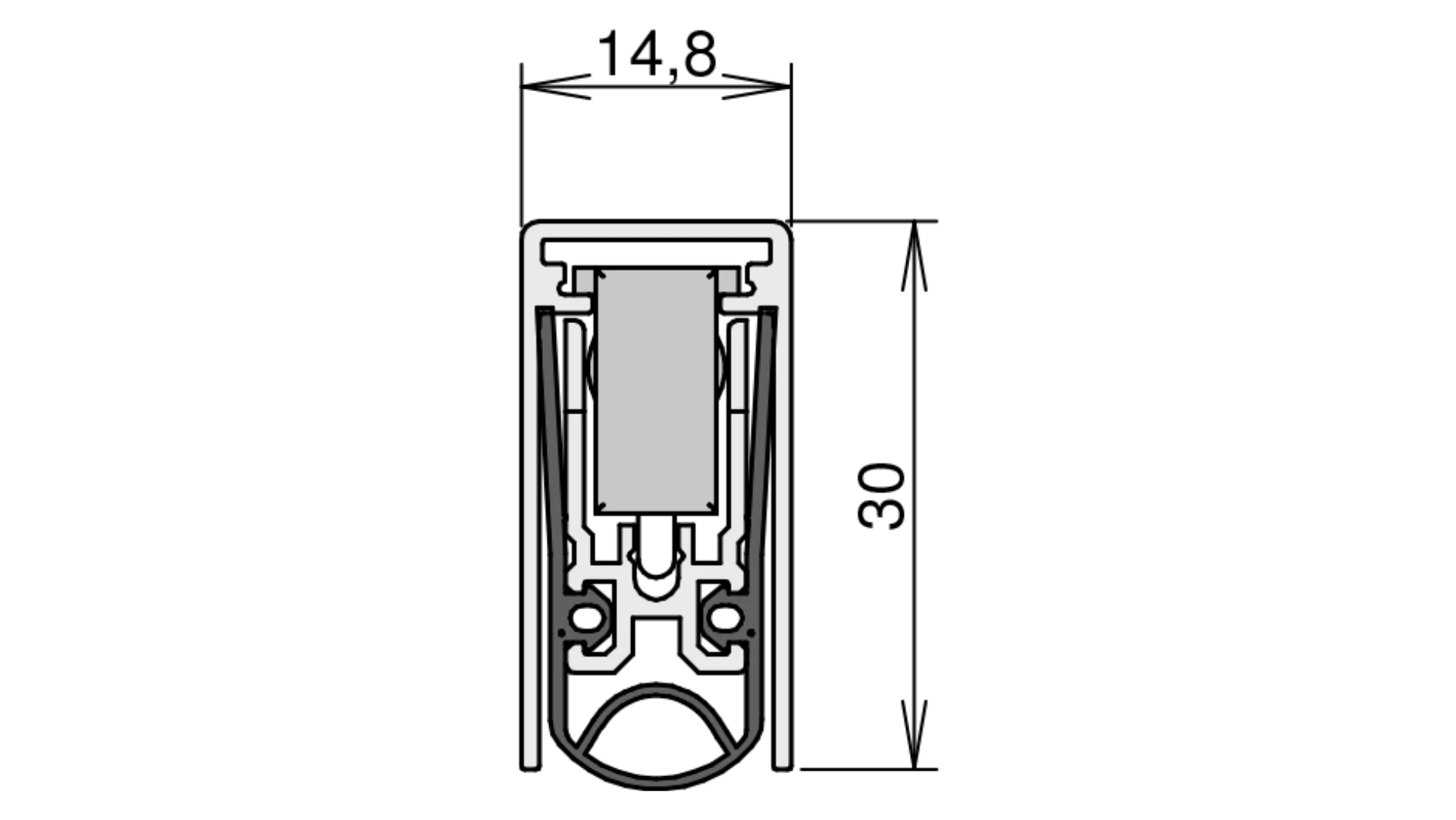 Icon vom SchallEx mit 14,8 Millimeter breite und 30 Millimeter Höhe