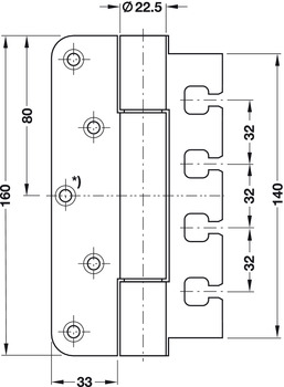 Objekttürband von Simonswerk | Modell: VN 7729/160 | Größe: 160 mm