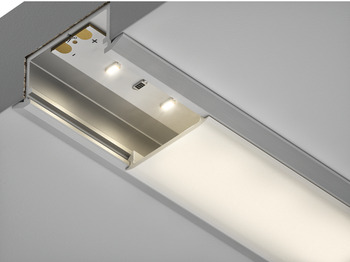 Beleuchtung - Unterbauprofil für Häfele Loox | Modell: Profil 2191 | Länge: 2500 mm