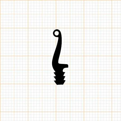Türrahmen Dichtung - Holzzargendichtung für Zimmertüren | 3 - 4 mm Nutbreite | Farbe: grau