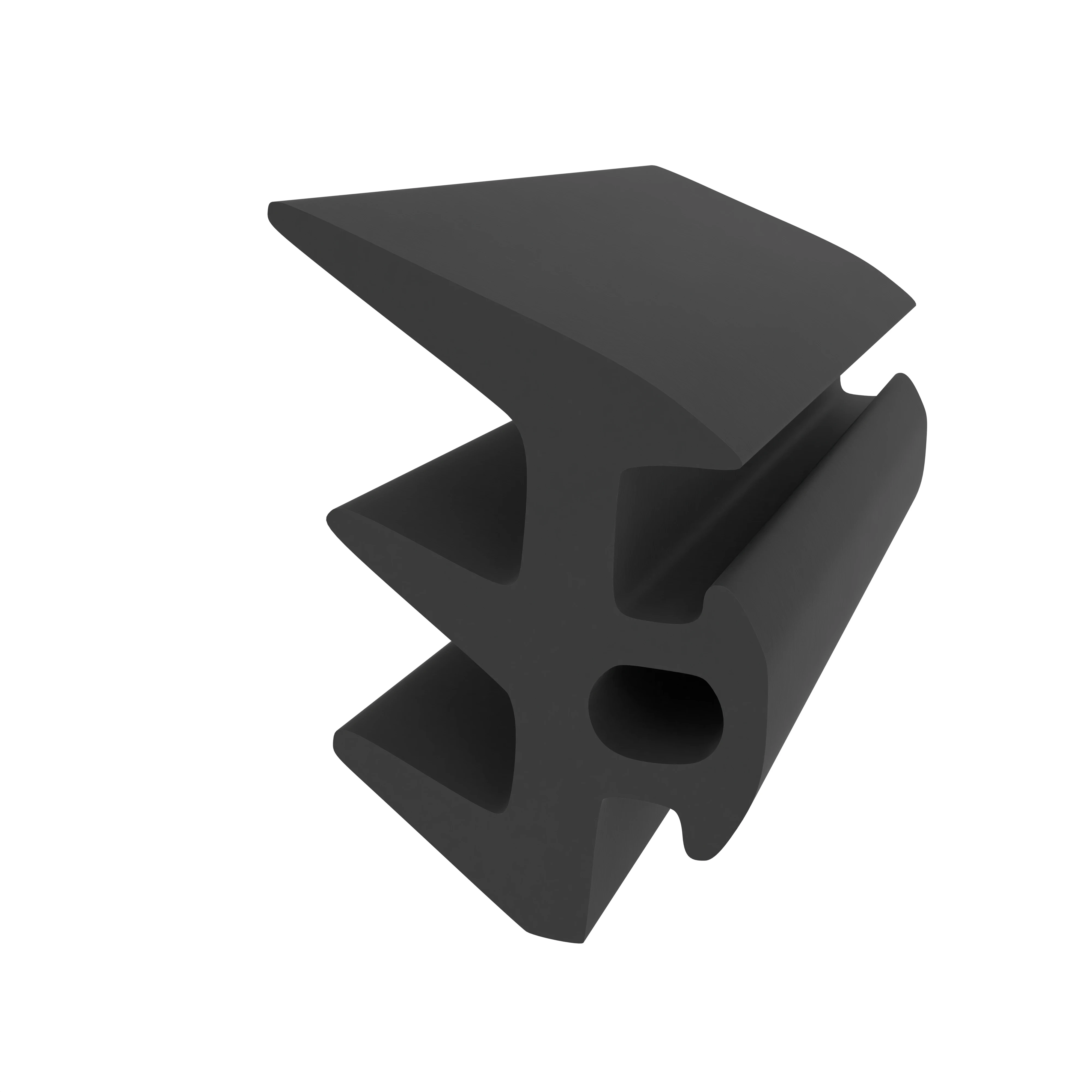 Verglasungsdichtung für Fenster | 10 mm Breite | Farbe: schwarz Verglasungsdichtung für Fenster | 10 mm Breite | Farbe: schwarz