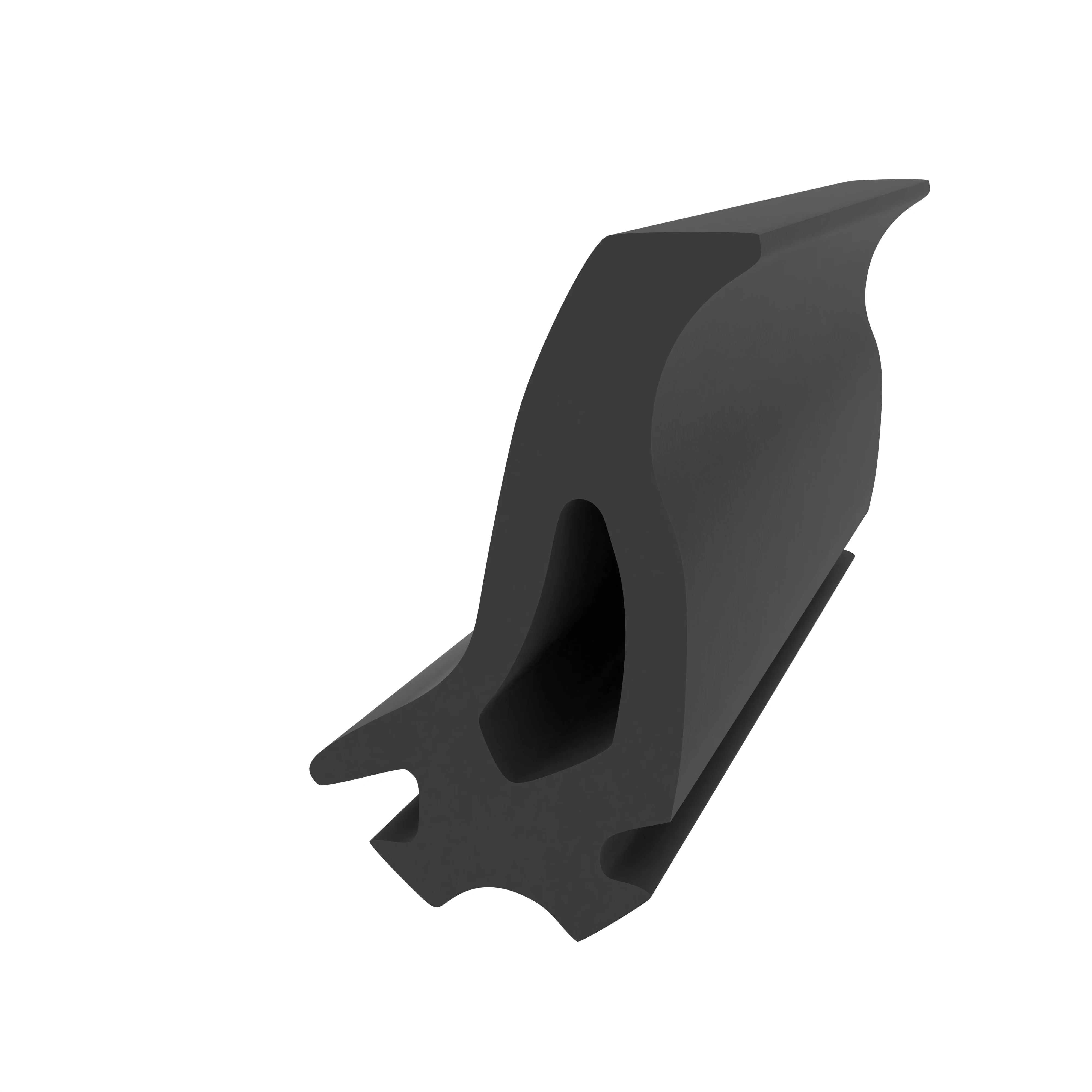 Mitteldichtungen - Mitteldichtung für Metall- und Alufenster | 19 mm Höhe | Farbe: schwarz