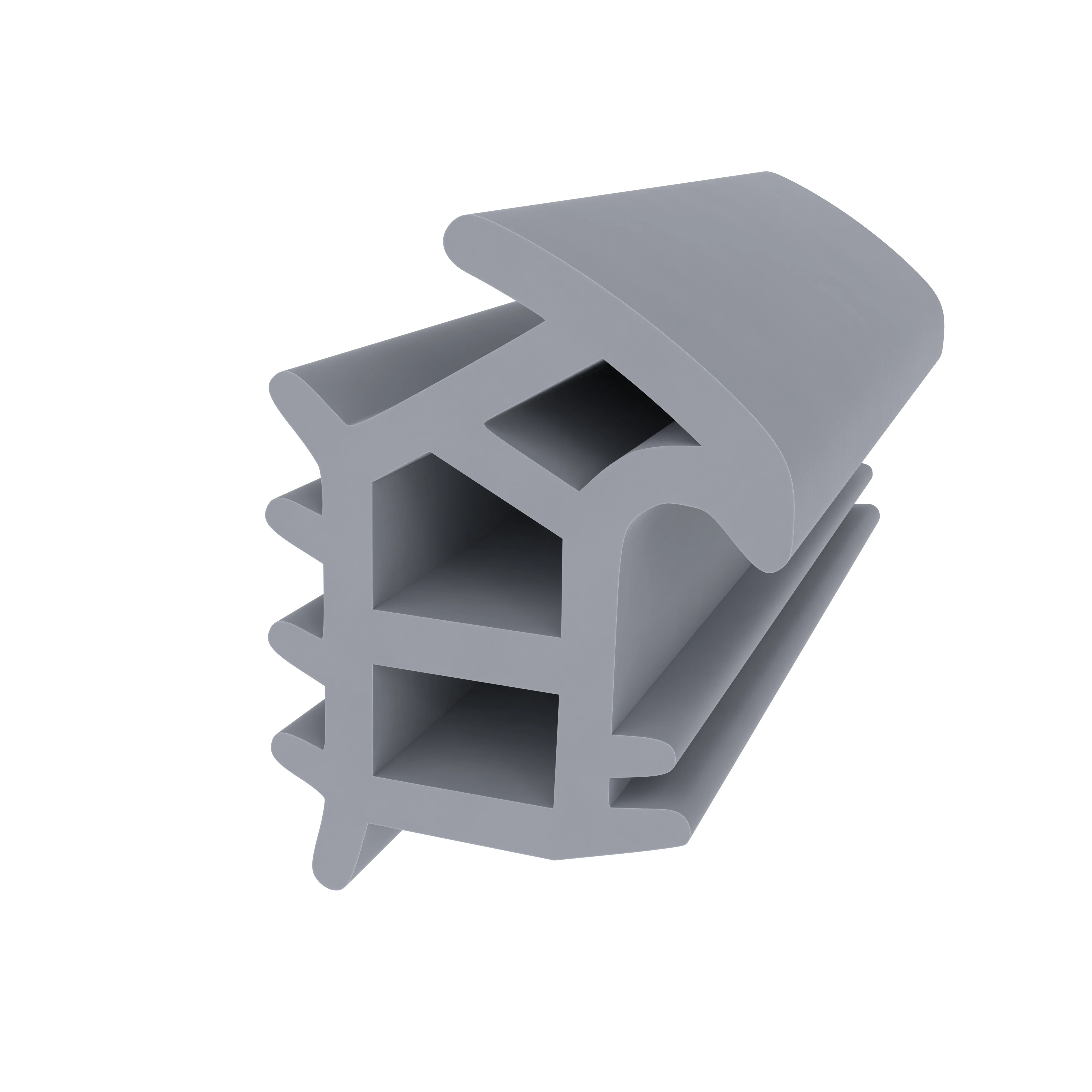 Stahlzargendichtung für Stahlrahmen | 18 mm Höhe | Farbe: grau