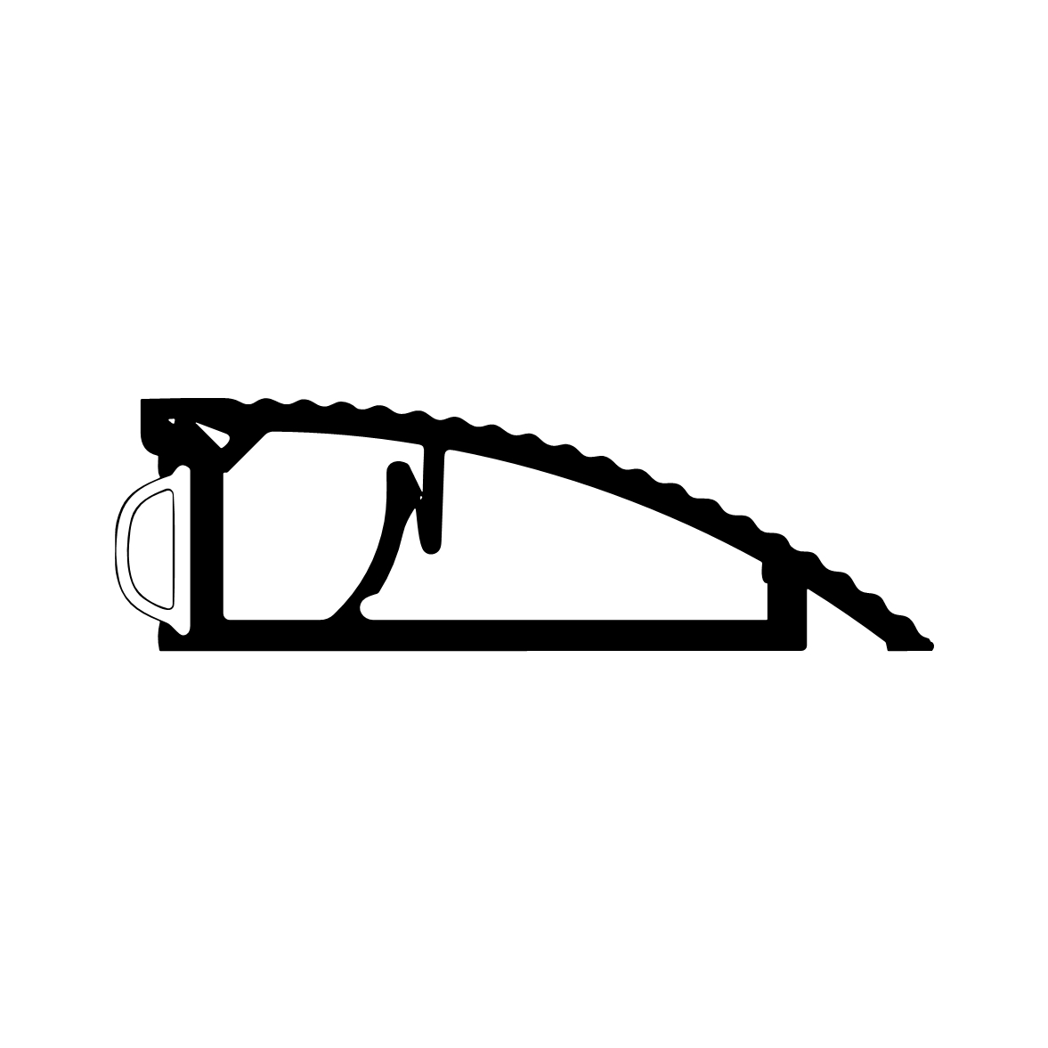 Bodenschwellendichtung | Breite: 63 mm | Farbe: silber Bodenschwellendichtung | Breite: 63 mm | Farbe: silber