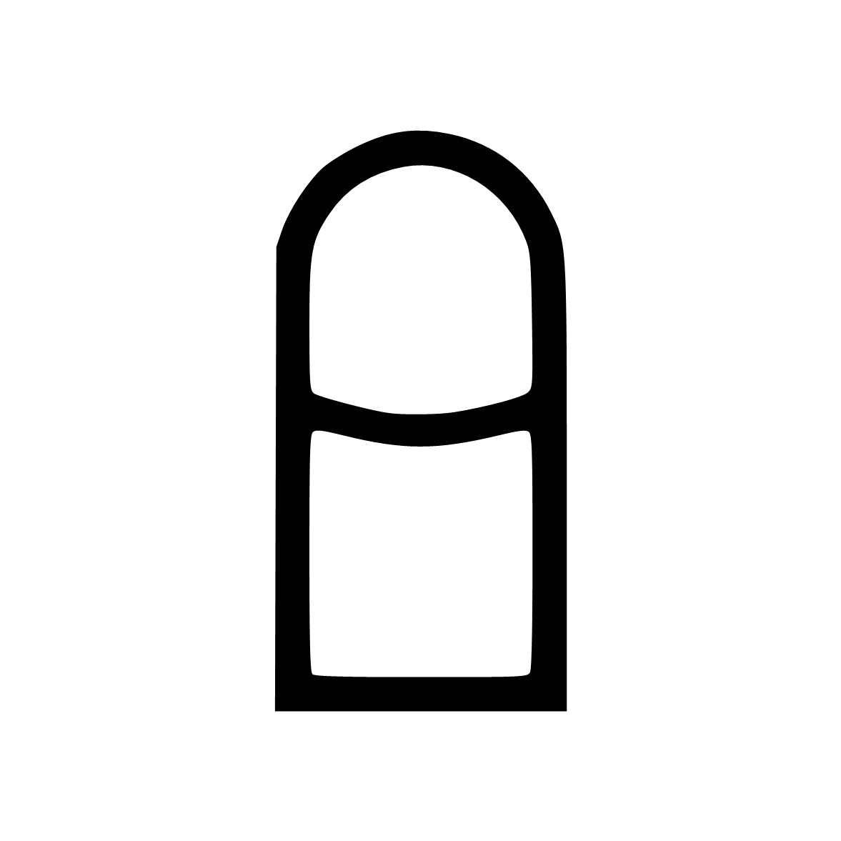 Türrahmen Dichtung - Stahlzargendichtung für Stahlzargen | 10 mm Breite | Farbe: grau