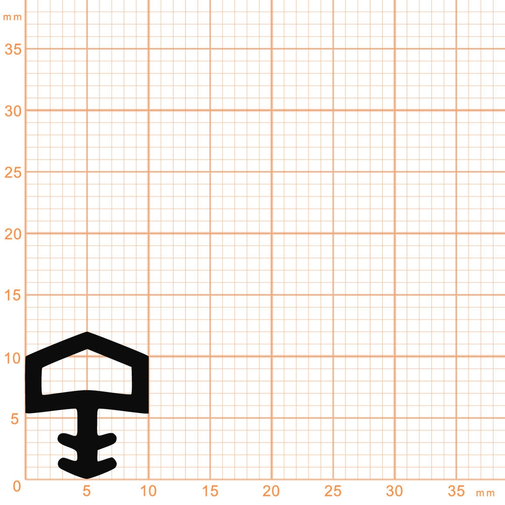 Türrahmen Dichtung - Holzzargendichtung für Zimmertüren | 4,5 mm Nut | Farbe: weiß