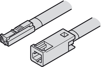 Beleuchtung - Verlängerungsleitung für Häfele Loox5 | Nennspannung: 24 V | Länge: 2000 mm
